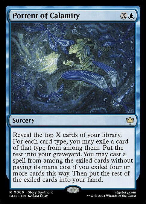 Portent of Calamity ~ Bloomburrow [ NM ] [ Magic MTG ]