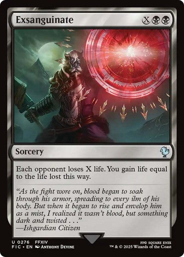 Exsanguinate ~ Commander: Final Fantasy [ NM ] [ Magic MTG ]