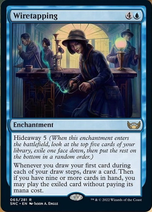 Wiretapping ~ Streets of New Capenna [ NM ] [ Magic MTG ]