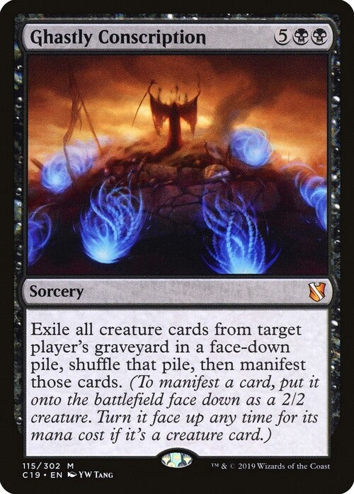 Ghastly Conscription ~ Commander 2019 [ NM ] [ Magic MTG ]