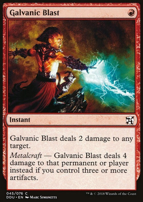 Galvanic Blast ~ Duel Decks [ EX ] [ Magic MTG ]