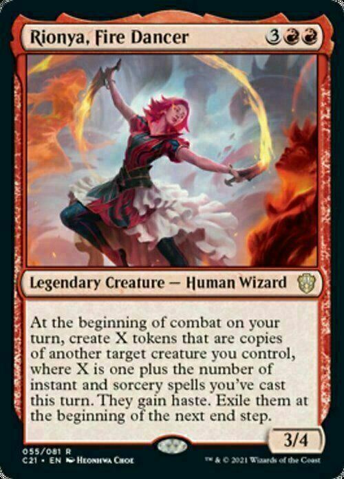Rionya, Fire Dancer ~ Commander: Strixhaven [ NM ] [ Magic MTG ]