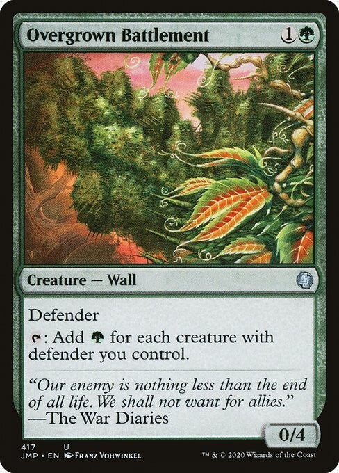 Overgrown Battlement ~ Jumpstart 2021 [ NM ] [ Magic MTG ]