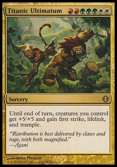 Titanic Ultimatum ~ Shards of Alara [ EX ] [ Magic MTG ]