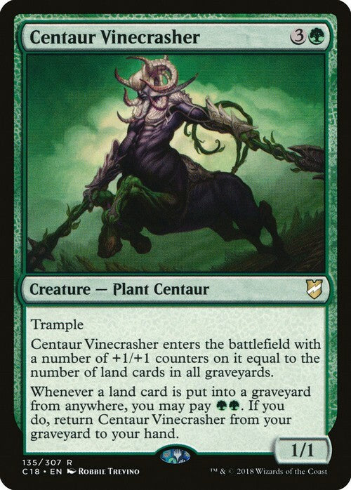 Centaur Vinecrasher ~ Commander 2018 [ EX ] [ Magic MTG ]