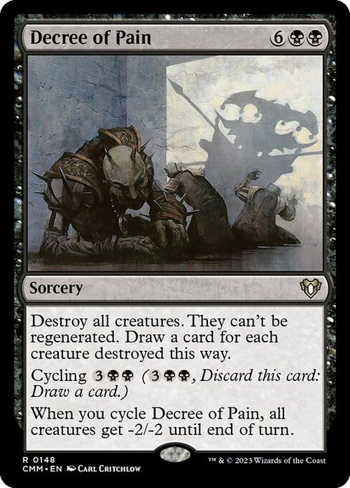 Decree of Pain ~ Commander Masters [ NM ] [ Magic MTG ]