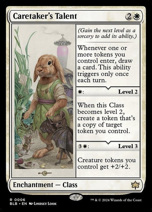 Caretaker's Talent ~ Bloomburrow [ NM ] [ Magic MTG ]