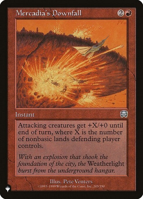 Mercadia's Downfall ~ The List [ NM ] [ Magic MTG ]