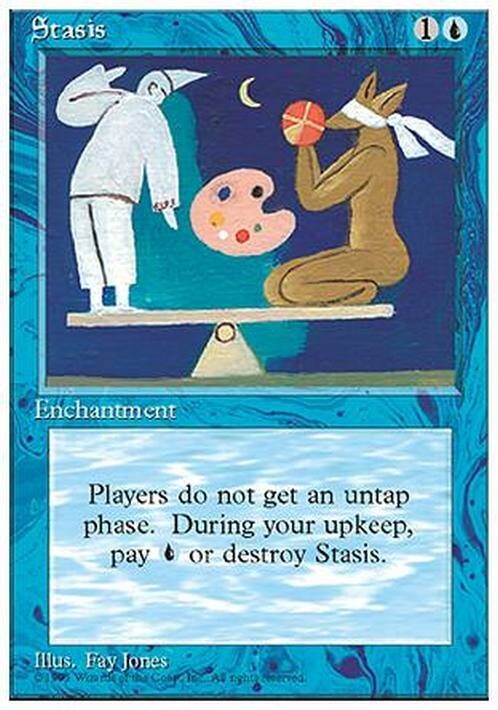 Stasis ~ Fourth Edition [ NM ] [ Magic MTG ]