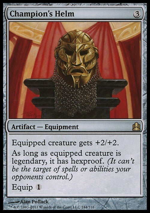 Champion's Helm ~ Commander 2011 [ EX ] [ Magic MTG ]