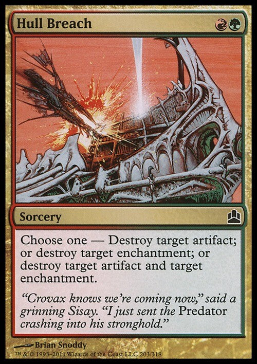 Hull Breach ~ Commander 2011 [ EX ] [ Magic MTG ]