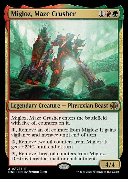 Migloz, Maze Crusher ~ Phyrexia: All Will Be One [ NM ] [ Magic MTG ]