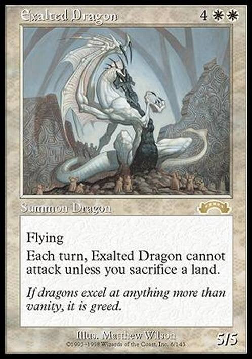 Exalted Dragon ~ Exodus [ EX ] [ Magic MTG ]
