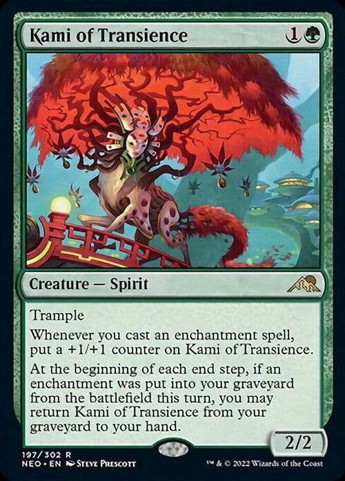 Kami of Transience ~ Kamigawa: Neon Dynasty [ NM ] [ Magic MTG ]