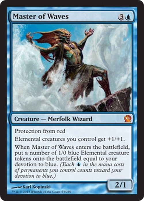 Master of Waves ~ Theros [ EX ] [ Magic MTG ]