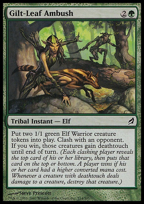 Gilt-Leaf Ambush ~ Lorwyn [ EX ] [ Magic MTG ]