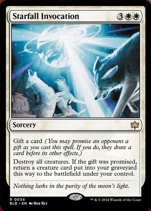 Starfall Invocation ~ Bloomburrow [ NM ] [ Magic MTG ]