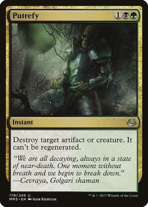 Putrefy ~ Modern Masters 2017 [ EX ] [ Magic MTG ]