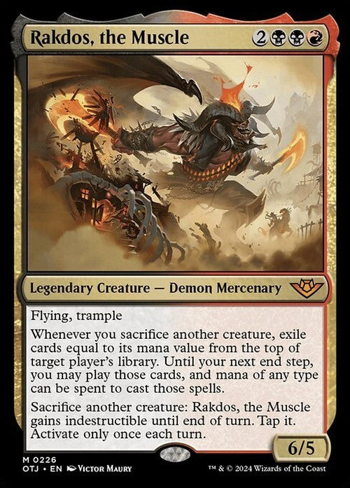 Rakdos, the Muscle ~ Outlaws of Thunder Junction [ NM ] [ Magic MTG ]