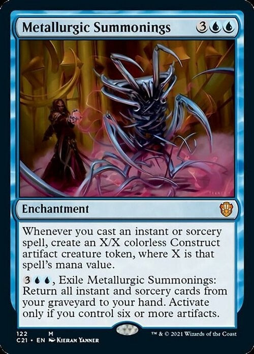 Metallurgic Summonings ~ Commander: Strixhaven [ NM ] [ Magic MTG ]
