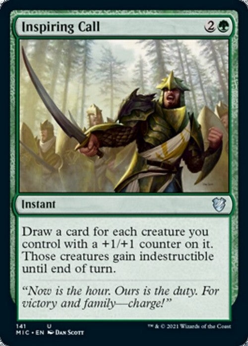 Inspiring Call ~ Commander: Midnight Hunt [ NM ] [ Magic MTG ]