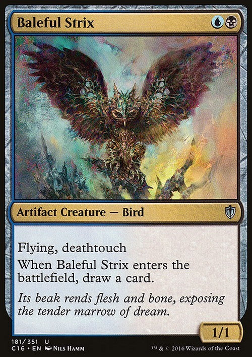 Baleful Strix ~ Commander 2016 [ EX ] [ Magic MTG ]