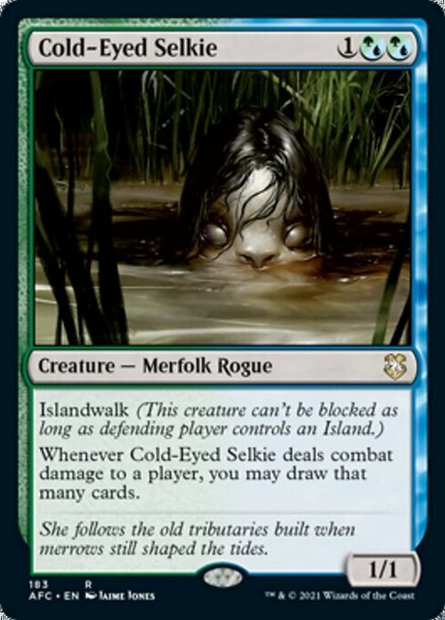 Cold-Eyed Selkie ~ Commander: Adventures in the Forgotten Realms [ NM ]
