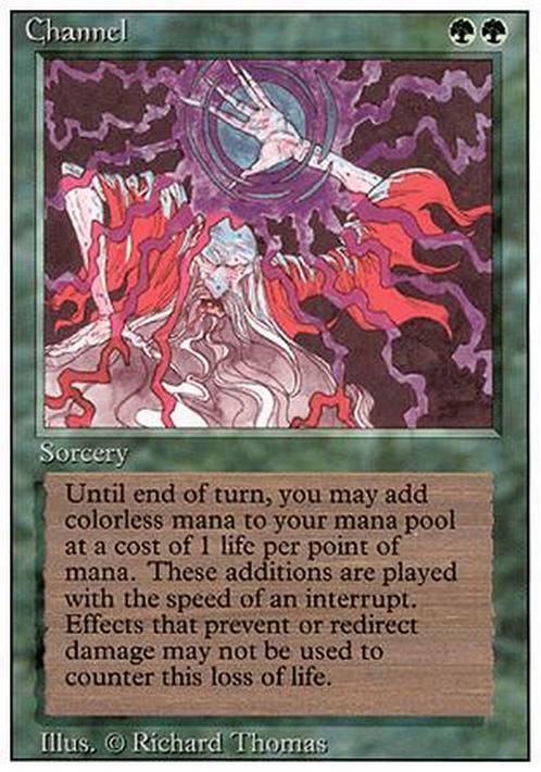 Channel ~ Revised [ EX ] [ Magic MTG ]