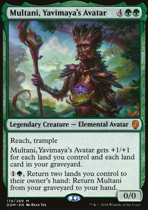 Multani, Yavimaya's Avatar ~ Dominaria [ EX ] [ Magic MTG ]
