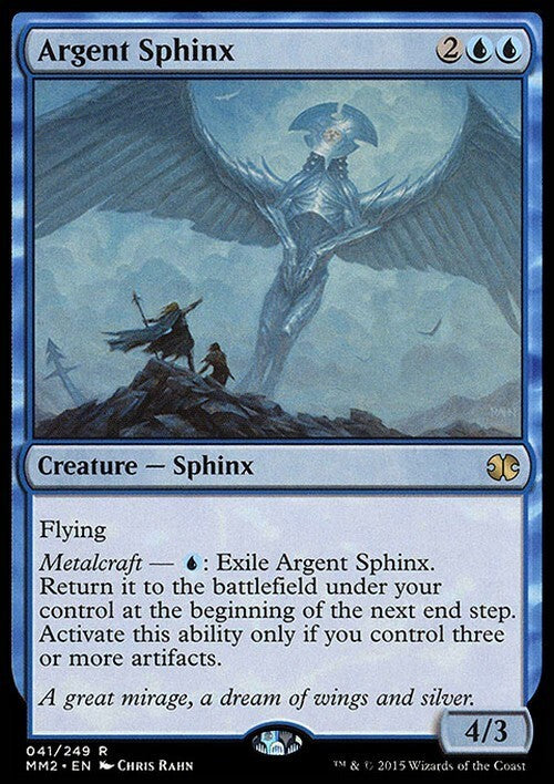 Argent Sphinx ~ Modern Masters 2015 [ EX ] [ Magic MTG ]