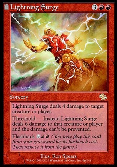 Lightning Surge ~ Judgment [ EX ] [ Magic MTG ]