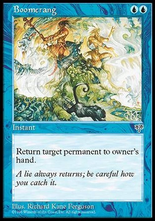 Boomerang ~ Mirage [ EX ] [ Magic MTG ]