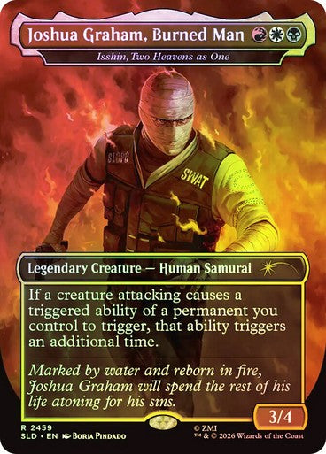 FOIL Joshua Graham (Isshin, Two Heavens as One) ~ Secret Lair [ NM ] [ MTG ]