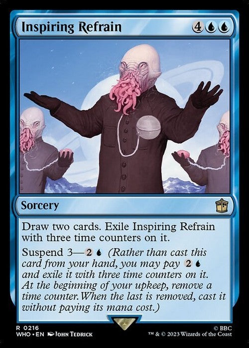 Inspiring Refrain ~ Commander: Doctor Who [ NM ] [ Magic MTG ]