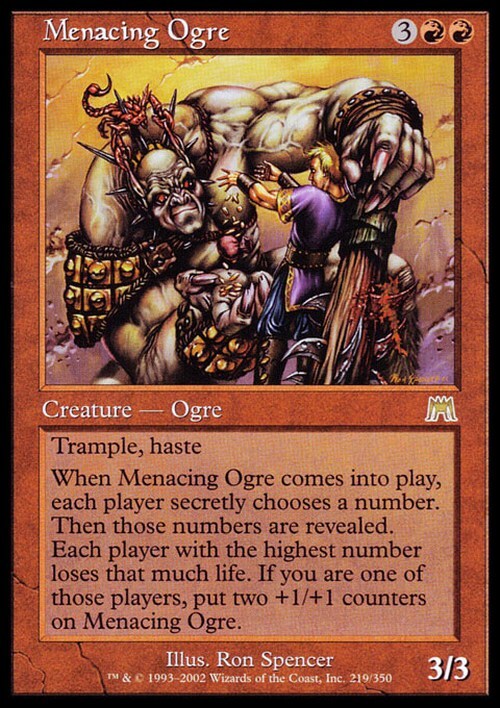 Menacing Ogre ~ Onslaught [ EX+ ] [ Magic MTG ]