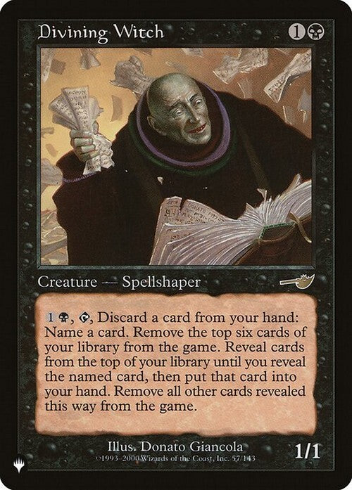 Divining Witch ~ The List [ NM ] [ Magic MTG ]