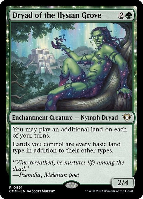 Dryad of the Ilysian Grove ~ Commander Masters [ NM ] [ Magic MTG ]