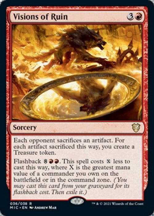 Visions of Ruin ~ Commander: Midnight Hunt [ NM ] [ MTG ]
