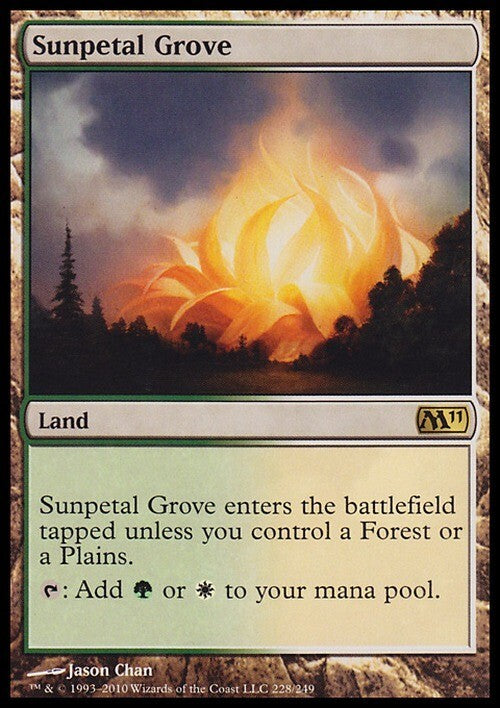 Sunpetal Grove ~ Magic 2011 [ EX ] [ Magic MTG ]