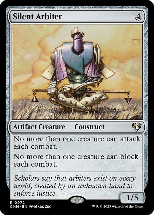 Silent Arbiter ~ Commander Masters [ NM ] [ Magic MTG ]
