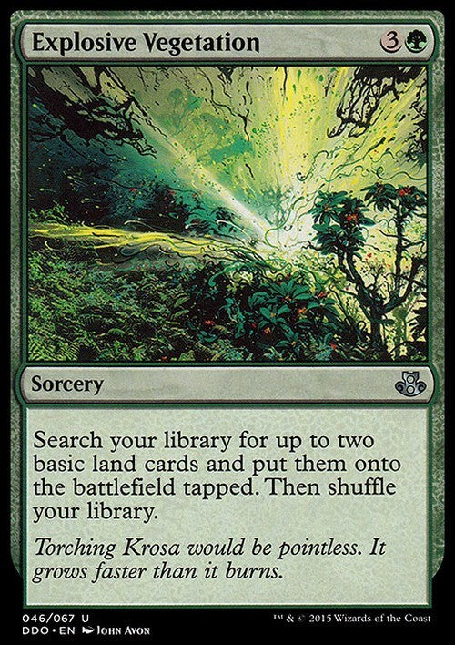 Explosive Vegetation ~ Duel Decks [ EX ] [ Magic MTG ]