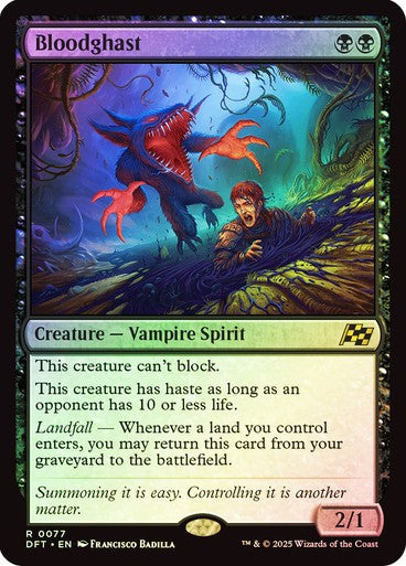 FOIL Bloodghast ~ Aetherdrift [ NM ] [ Magic MTG ]