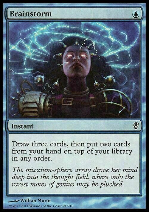 Brainstorm ~ Conspiracy 1 [ PLAYED ] [ Magic MTG ]