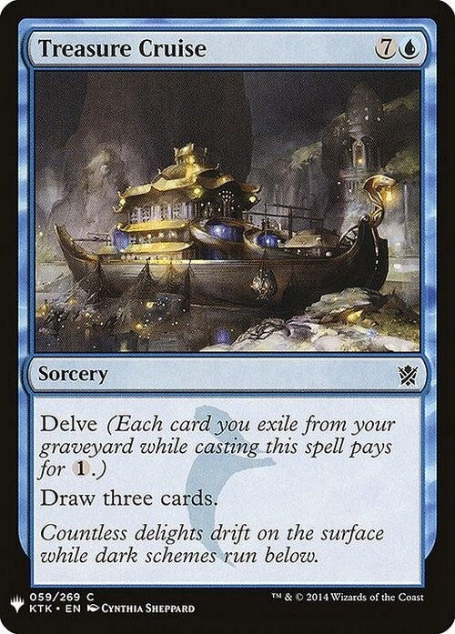 Treasure Cruise ~ Mystery Booster [ NM ] [ Magic MTG ]
