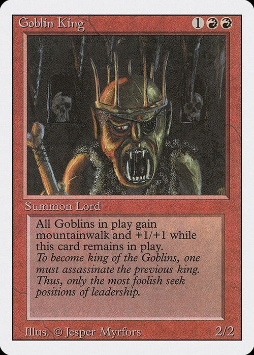 Goblin King ~ Revised [ PLAYED ] [ Magic MTG ]