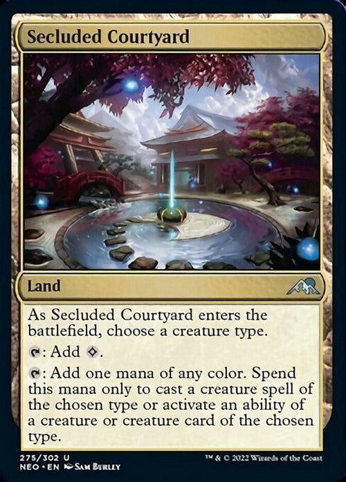 Secluded Courtyard ~ Kamigawa: Neon Dynasty [ NM ] [ Magic MTG ]
