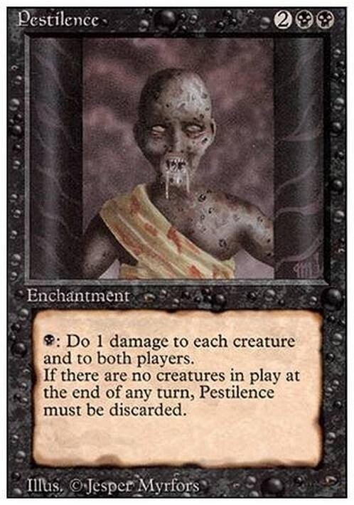 Pestilence ~ Revised [ EX ] [ Magic MTG ]