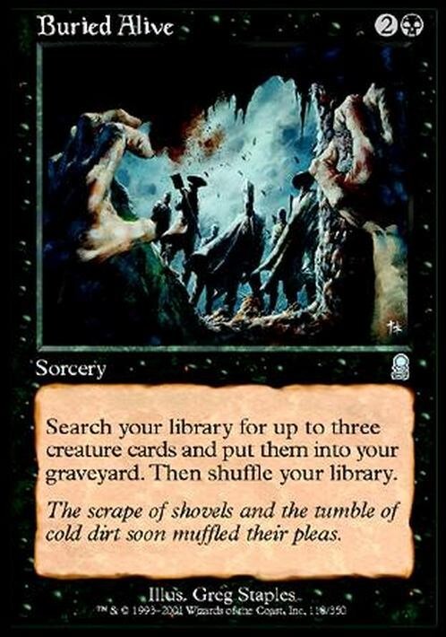 Buried Alive ~ Odyssey [ EX ] [ Magic MTG ]