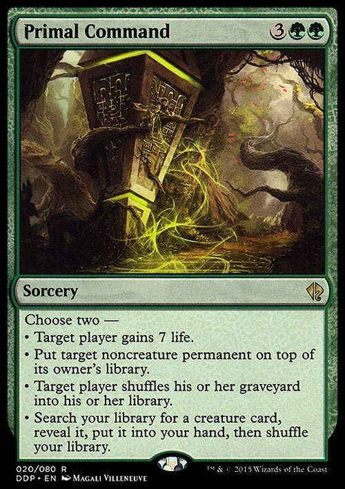 Primal Command ~ Duel Decks [ EX ] [ Magic MTG ]