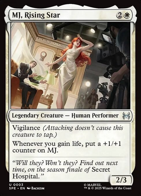 MJ, Rising Star ~ Spider-Man [ NM ] [ Magic MTG ]